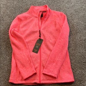 Zip up fleece lined jacket